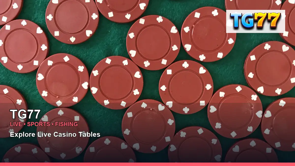 TG77 live casino tables for Philippine players