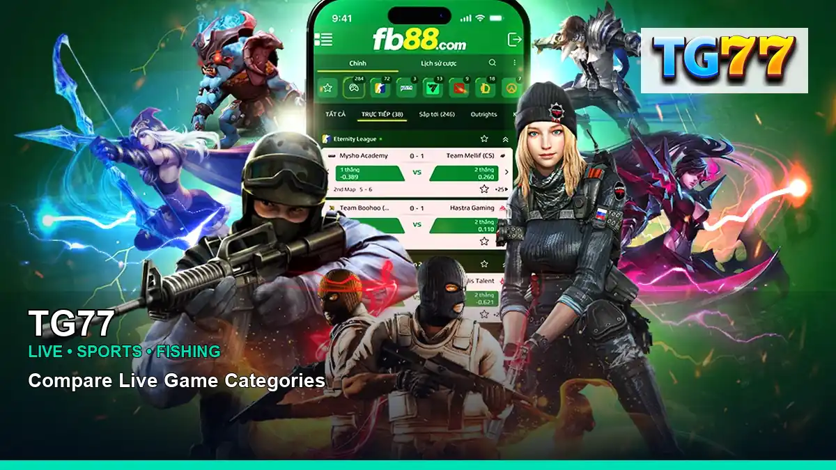 TG77 sports betting and arcade games for Philippine players
