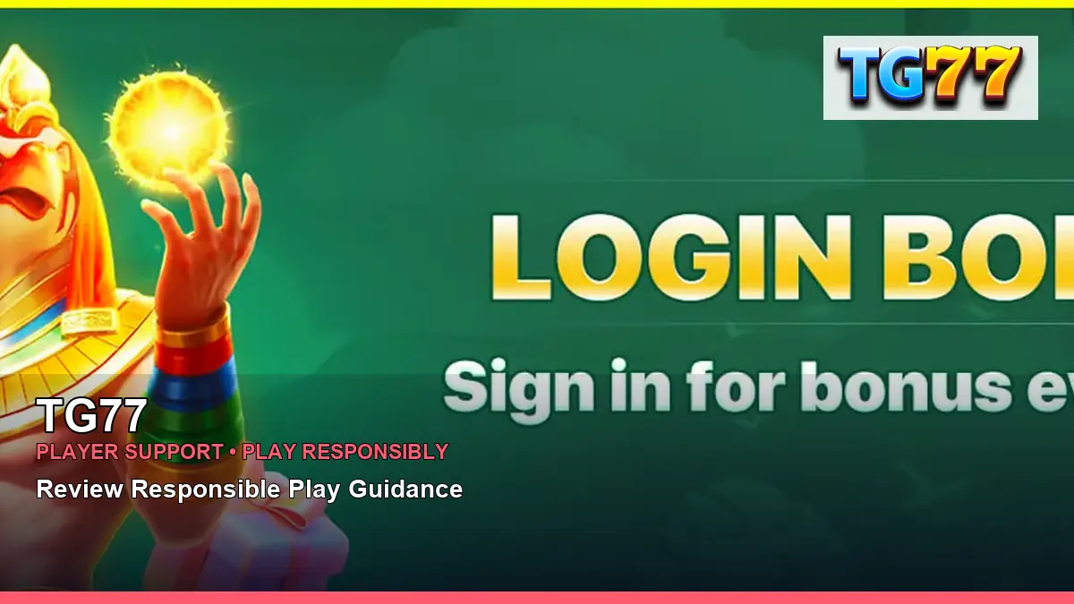 TG77 player support and responsible gaming guide for Philippine players